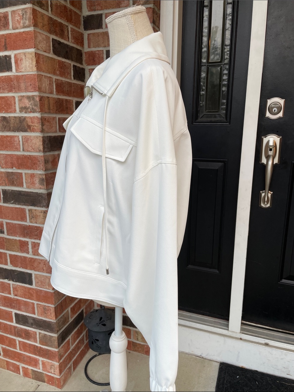 Nine West White Lined Blazer Lightweight Jacket Sz XXL - Picture 7 of 15